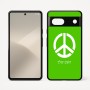 כיסוי בעיצוב אישי עם השם שלך לדגם - Google Pixel 7 5G בעיצוב סמל השלום