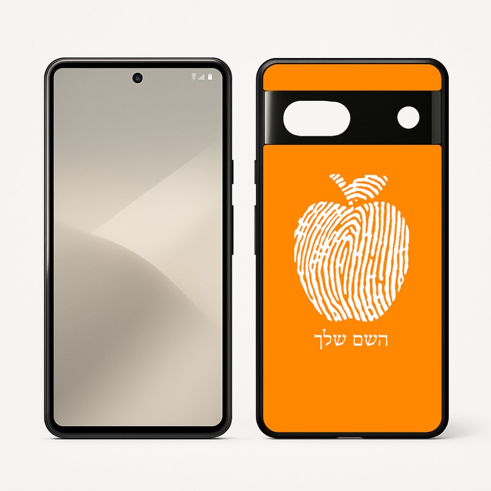 כיסוי בעיצוב אישי עם השם שלך לדגם - Google Pixel 7 5G בעיצוב הדפס תפוח