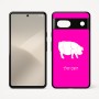 כיסוי בעיצוב אישי עם השם שלך לדגם - Google Pixel 7 5G בעיצוב חזיר