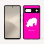 כיסוי בעיצוב אישי עם השם שלך לדגם - Google Pixel 7 5G בעיצוב קרנף