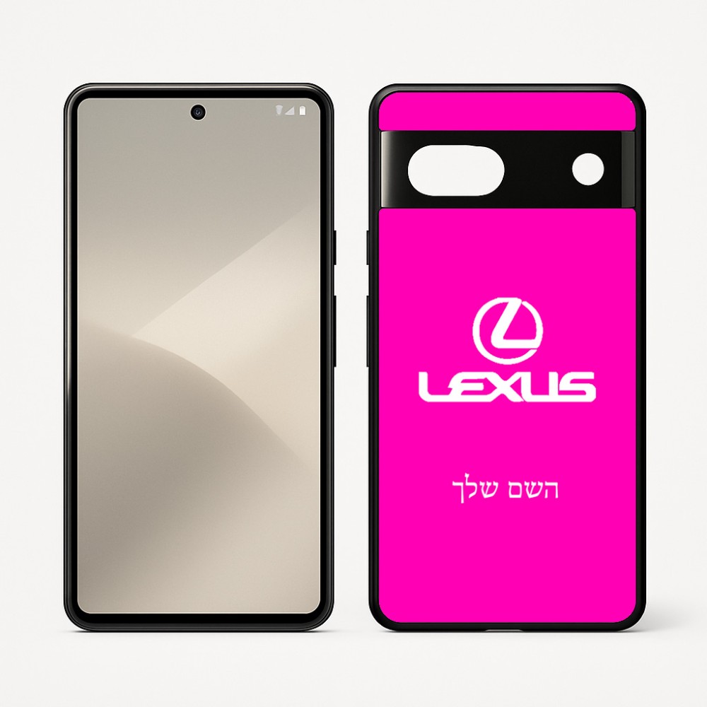 כיסוי בעיצוב אישי עם השם שלך לדגם - Google Pixel 7 5G בעיצוב לקסוס