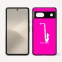 כיסוי בעיצוב אישי עם השם שלך לדגם - Google Pixel 7 5G בעיצוב סקסופון
