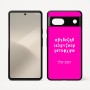 כיסוי בעיצוב אישי עם השם שלך לדגם - Google Pixel 7 5G בעיצוב האלפבית היווני