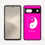 כיסוי בעיצוב אישי עם השם שלך לדגם - Google Pixel 7 5G בעיצוב סמל יינג יאנג