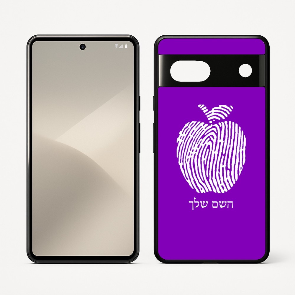 כיסוי בעיצוב אישי עם השם שלך לדגם - Google Pixel 7 5G בעיצוב הדפס תפוח