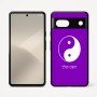 כיסוי בעיצוב אישי עם השם שלך לדגם - Google Pixel 7 5G בעיצוב סמל יינג יאנג