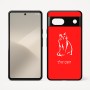 כיסוי בעיצוב אישי עם השם שלך לדגם - Google Pixel 7 5G בעיצוב חתול
