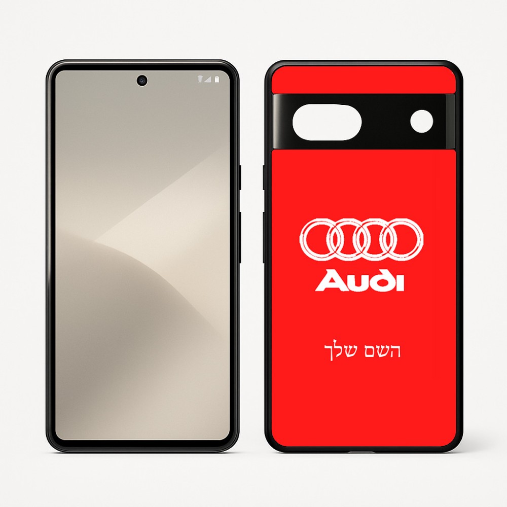 כיסוי בעיצוב אישי עם השם שלך לדגם - Google Pixel 7 5G בעיצוב אאודי