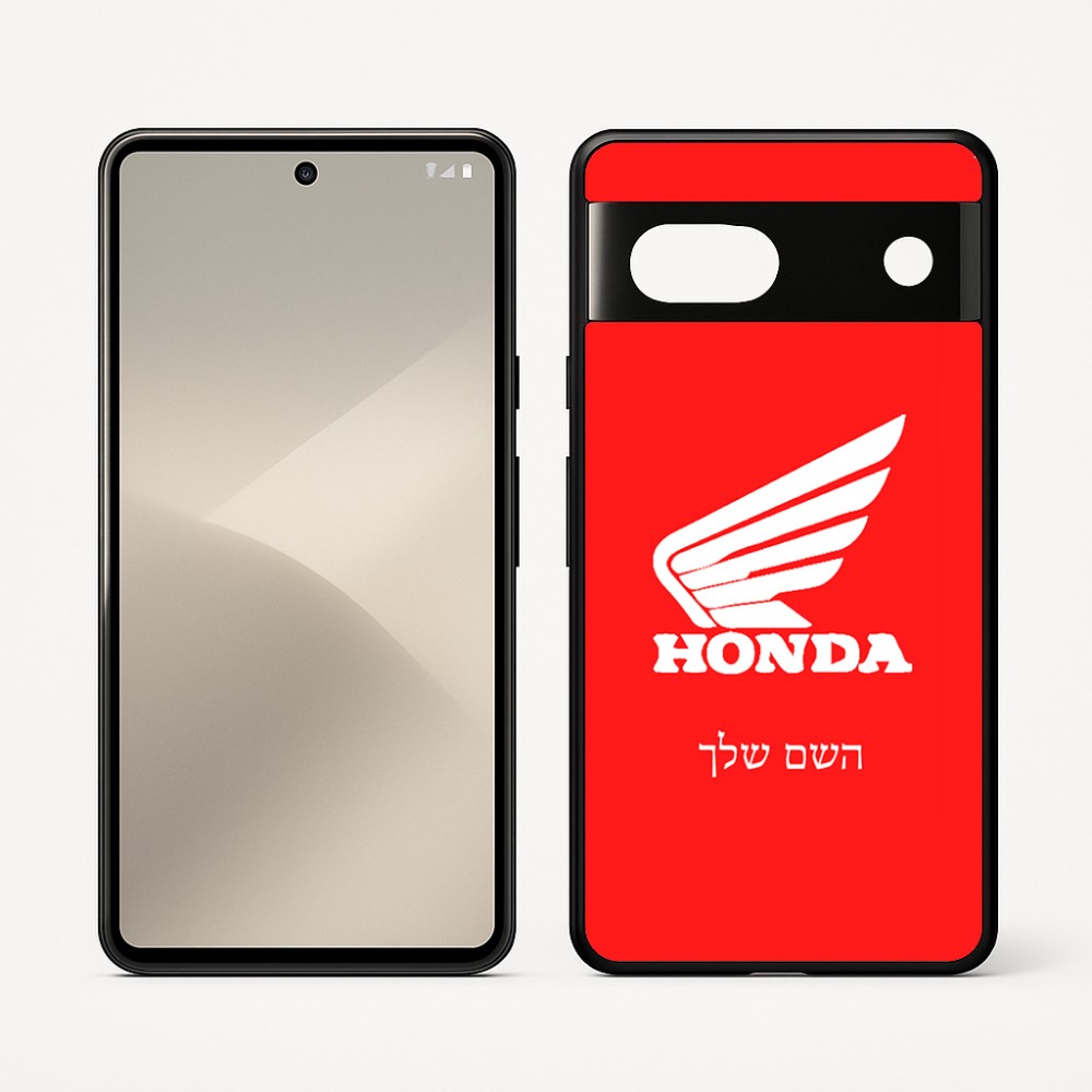 כיסוי בעיצוב אישי עם השם שלך לדגם - Google Pixel 7 5G בעיצוב הונדה