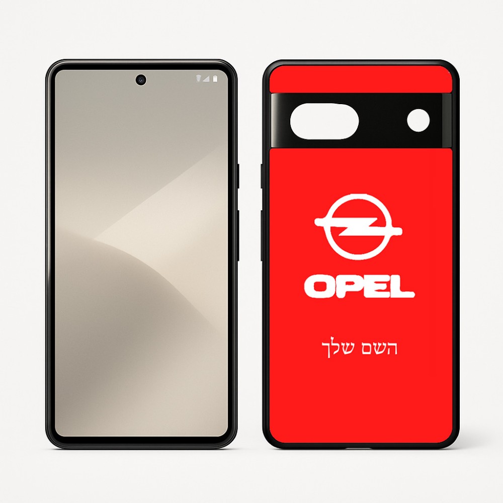 כיסוי בעיצוב אישי עם השם שלך לדגם - Google Pixel 7 5G בעיצוב אופל