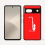 כיסוי בעיצוב אישי עם השם שלך לדגם - Google Pixel 7 5G בעיצוב סקסופון