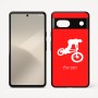 כיסוי בעיצוב אישי עם השם שלך לדגם - Google Pixel 7 5G בעיצוב רוכב אופניים