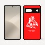 כיסוי בעיצוב אישי עם השם שלך לדגם - Google Pixel 7 5G בעיצוב סנטה קלאוס