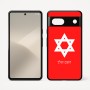 כיסוי בעיצוב אישי עם השם שלך לדגם - Google Pixel 7 5G בעיצוב מגן דוד - מגן דוד - ישראל