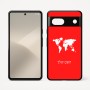 כיסוי בעיצוב אישי עם השם שלך לדגם - Google Pixel 7 5G בעיצוב מפת העולם