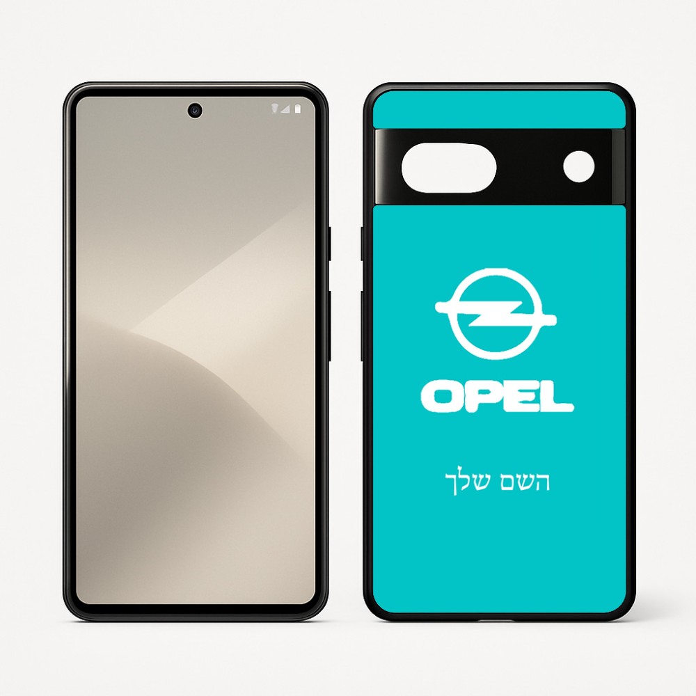 כיסוי בעיצוב אישי עם השם שלך לדגם - Google Pixel 7 5G בעיצוב אופל