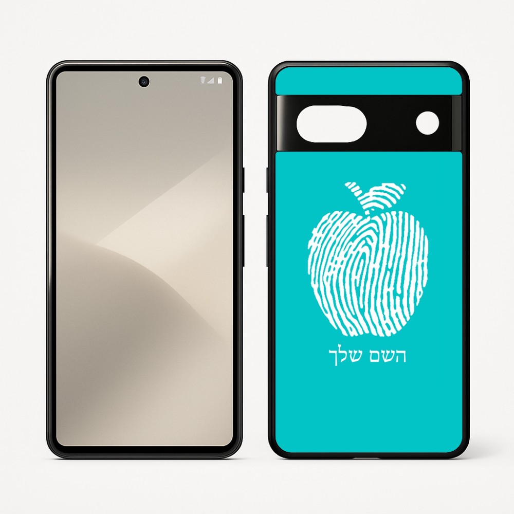 כיסוי בעיצוב אישי עם השם שלך לדגם - Google Pixel 7 5G בעיצוב הדפס תפוח