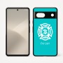 כיסוי בעיצוב אישי עם השם שלך לדגם - Google Pixel 7 5G בעיצוב כבאי - תגית