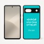 כיסוי בעיצוב אישי עם השם שלך לדגם - Google Pixel 7 5G בעיצוב האלפבית היווני