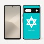 כיסוי בעיצוב אישי עם השם שלך לדגם - Google Pixel 7 5G בעיצוב מגן דוד - מגן דוד - ישראל