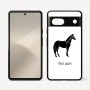 כיסוי בעיצוב אישי עם השם שלך לדגם - Google Pixel 7 5G בעיצוב סוס