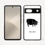 כיסוי בעיצוב אישי עם השם שלך לדגם - Google Pixel 7 5G בעיצוב חזיר