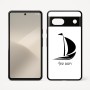 כיסוי בעיצוב אישי עם השם שלך לדגם - Google Pixel 7 5G בעיצוב סירה