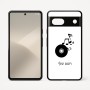 כיסוי בעיצוב אישי עם השם שלך לדגם - Google Pixel 7 5G בעיצוב תקליטור - אזור מוזיקה