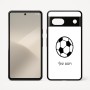 כיסוי בעיצוב אישי עם השם שלך לדגם - Google Pixel 7 5G בעיצוב כדורגל כדור כדורגל