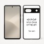 כיסוי בעיצוב אישי עם השם שלך לדגם - Google Pixel 7 5G בעיצוב האלפבית היווני