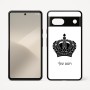 כיסוי בעיצוב אישי עם השם שלך לדגם - Google Pixel 7 5G בעיצוב כתר מלכותי