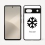 כיסוי בעיצוב אישי עם השם שלך לדגם - Google Pixel 7 5G בעיצוב שלג
