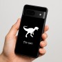 כיסוי בעיצוב אישי עם השם שלך לדגם - Google Pixel 7 5G בעיצוב דינוזאור