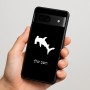 כיסוי בעיצוב אישי עם השם שלך לדגם - Google Pixel 7 5G בעיצוב כריש ראש פטיש
