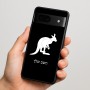 כיסוי בעיצוב אישי עם השם שלך לדגם - Google Pixel 7 5G בעיצוב קנגורו