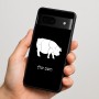 כיסוי בעיצוב אישי עם השם שלך לדגם - Google Pixel 7 5G בעיצוב חזיר
