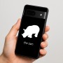 כיסוי בעיצוב אישי עם השם שלך לדגם - Google Pixel 7 5G בעיצוב קרנף