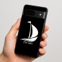 כיסוי בעיצוב אישי עם השם שלך לדגם - Google Pixel 7 5G בעיצוב סירה