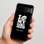 כיסוי בעיצוב אישי עם השם שלך לדגם - Google Pixel 7 5G בעיצוב לנשק את החברה שלי