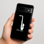 כיסוי בעיצוב אישי עם השם שלך לדגם - Google Pixel 7 5G בעיצוב סקסופון