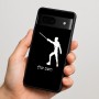 כיסוי בעיצוב אישי עם השם שלך לדגם - Google Pixel 7 5G בעיצוב לוחם סייף