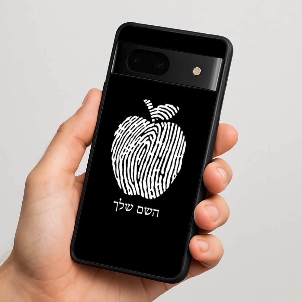 כיסוי בעיצוב אישי עם השם שלך לדגם - Google Pixel 7 5G בעיצוב הדפס תפוח