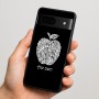 כיסוי בעיצוב אישי עם השם שלך לדגם - Google Pixel 7 5G בעיצוב הדפס תפוח