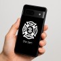 כיסוי בעיצוב אישי עם השם שלך לדגם - Google Pixel 7 5G בעיצוב כבאי - תגית