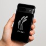 כיסוי בעיצוב אישי עם השם שלך לדגם - Google Pixel 7 5G בעיצוב חיטה גלית זהב