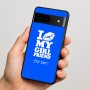 כיסוי בעיצוב אישי עם השם שלך לדגם - Google Pixel 7 5G בעיצוב לנשק את החברה שלי