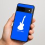 כיסוי בעיצוב אישי עם השם שלך לדגם - Google Pixel 7 5G בעיצוב גיטרה