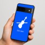 כיסוי בעיצוב אישי עם השם שלך לדגם - Google Pixel 7 5G בעיצוב כינור