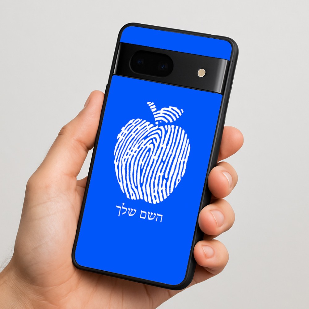 כיסוי בעיצוב אישי עם השם שלך לדגם - Google Pixel 7 5G בעיצוב הדפס תפוח