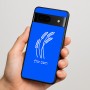 כיסוי בעיצוב אישי עם השם שלך לדגם - Google Pixel 7 5G בעיצוב חיטה גלית זהב